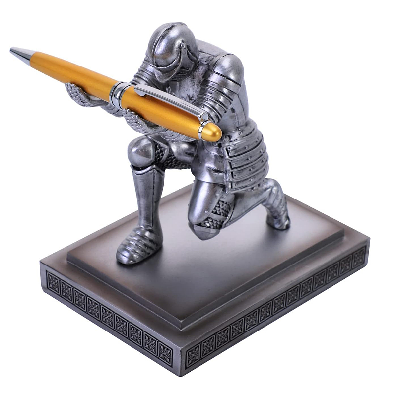 PORTA PENNE ORNAMENTALE - CAVALIERE